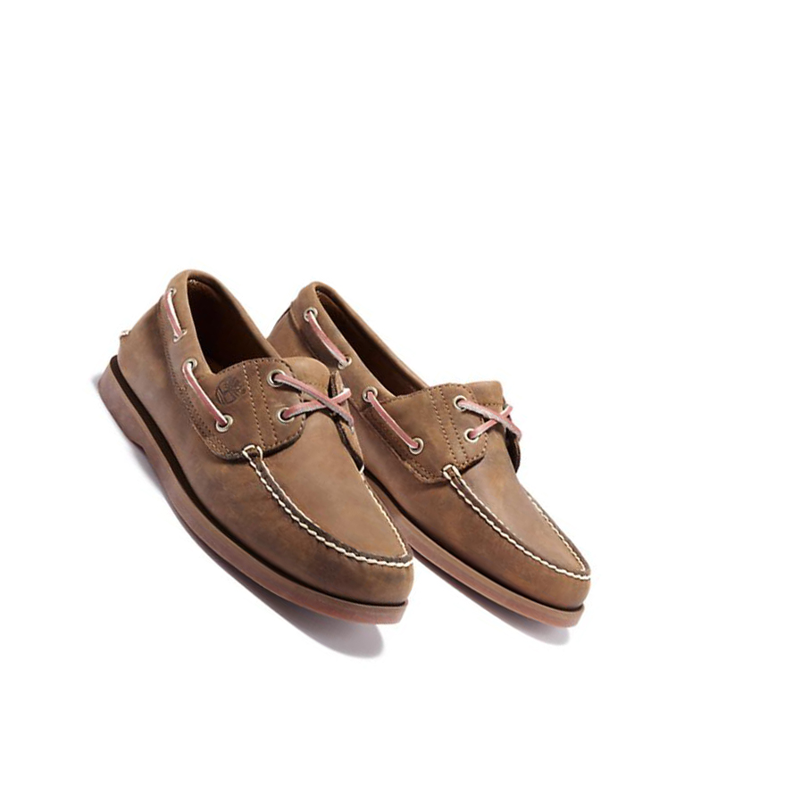 Men's Timberland Classic Boat Shoes Brown | XAW-182347