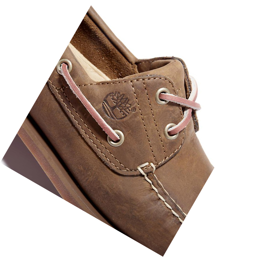 Men's Timberland Classic Boat Shoes Brown | XAW-182347