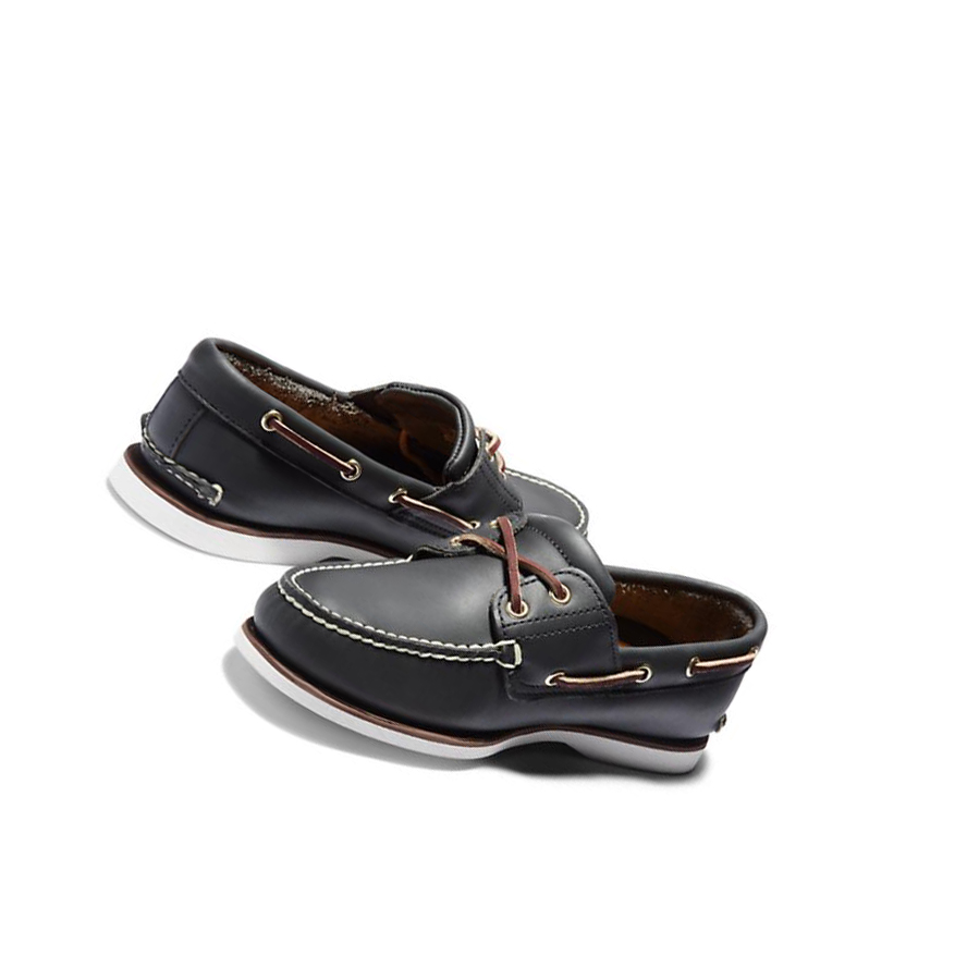 Men's Timberland Classic Boat Shoes Navy | ICY-396271