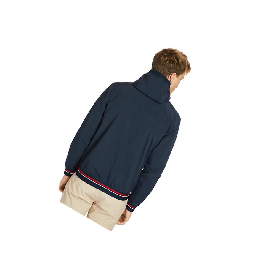 Men's Timberland Coastal Cool Bomber Jackets Navy | PEJ-298406