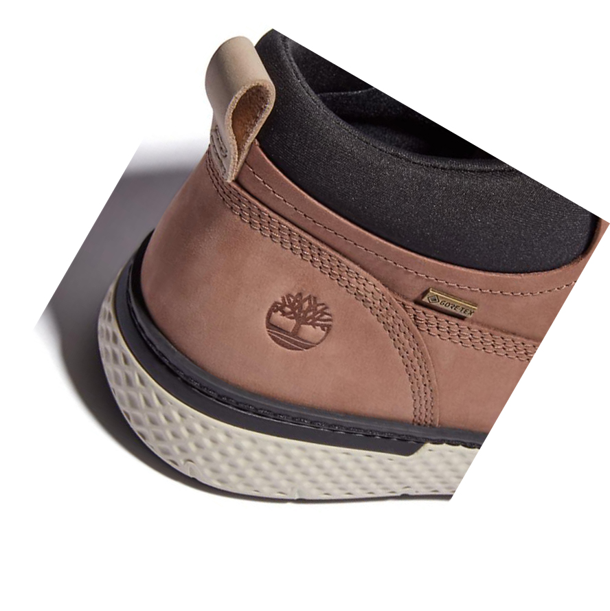 Men's Timberland Cross Mark Gore-Tex® Chukka Boots Light Brown | JZM-832510