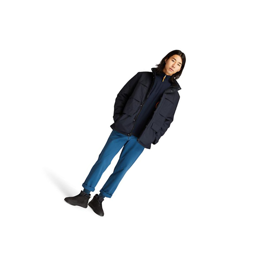 Men's Timberland Eco Ready M65 Jackets Navy | PBM-423861