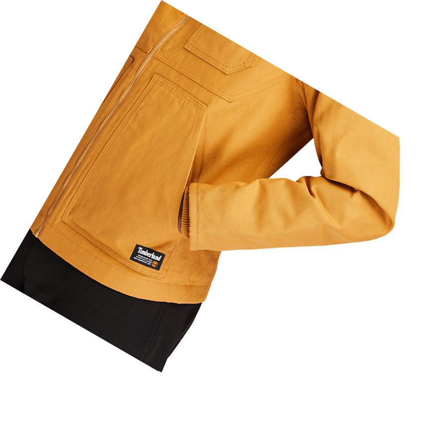 Men's Timberland Errand Jackets Yellow | EJQ-219807