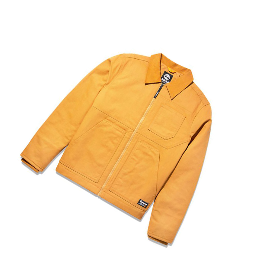 Men's Timberland Errand Jackets Yellow | EJQ-219807