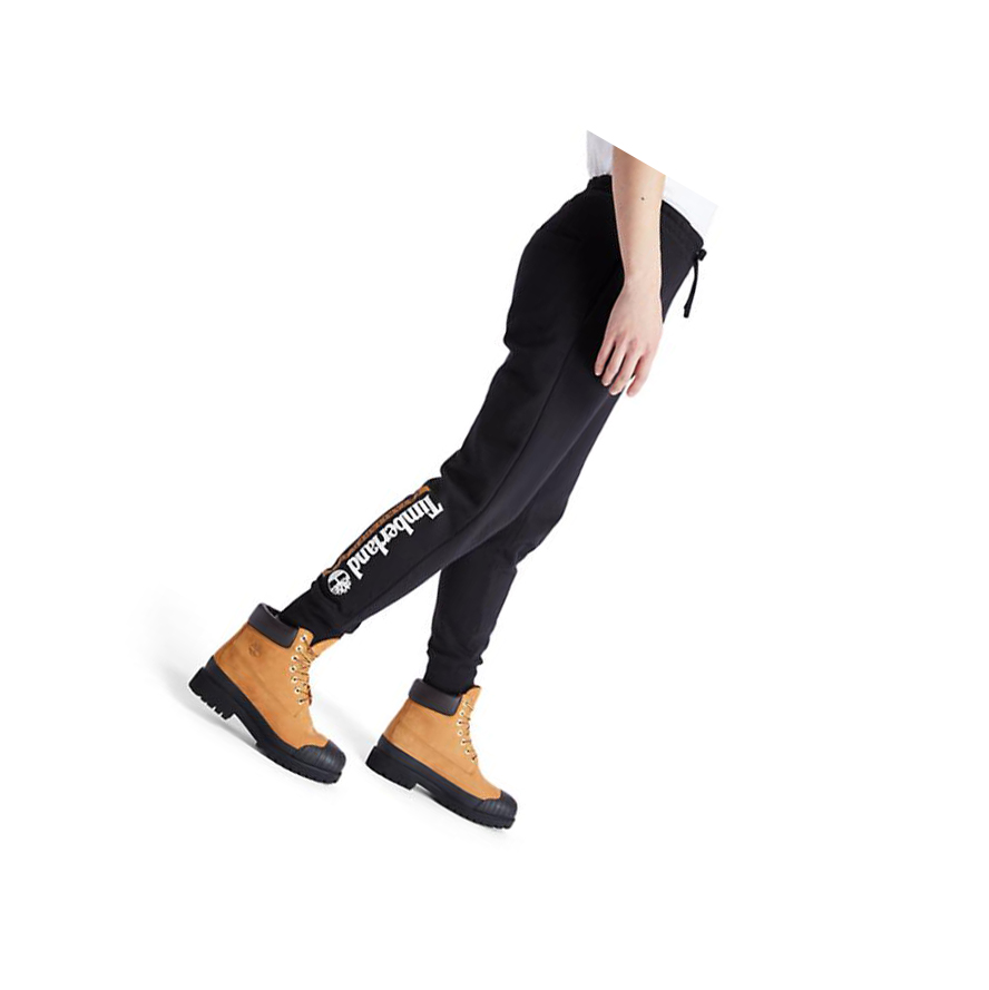 Men's Timberland Established 1973 Sweatpants Black | GCV-019568