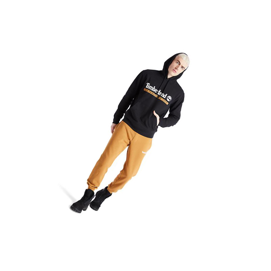 Men's Timberland Established 1973 Sweatpants Yellow | XVO-718295