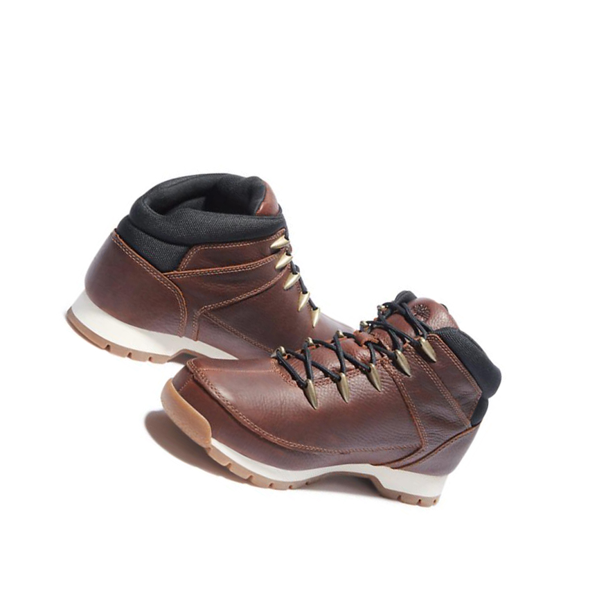 Men's Timberland Euro Sprint Hiker Full-grain Hiking Boots Brown | RBQ-105329