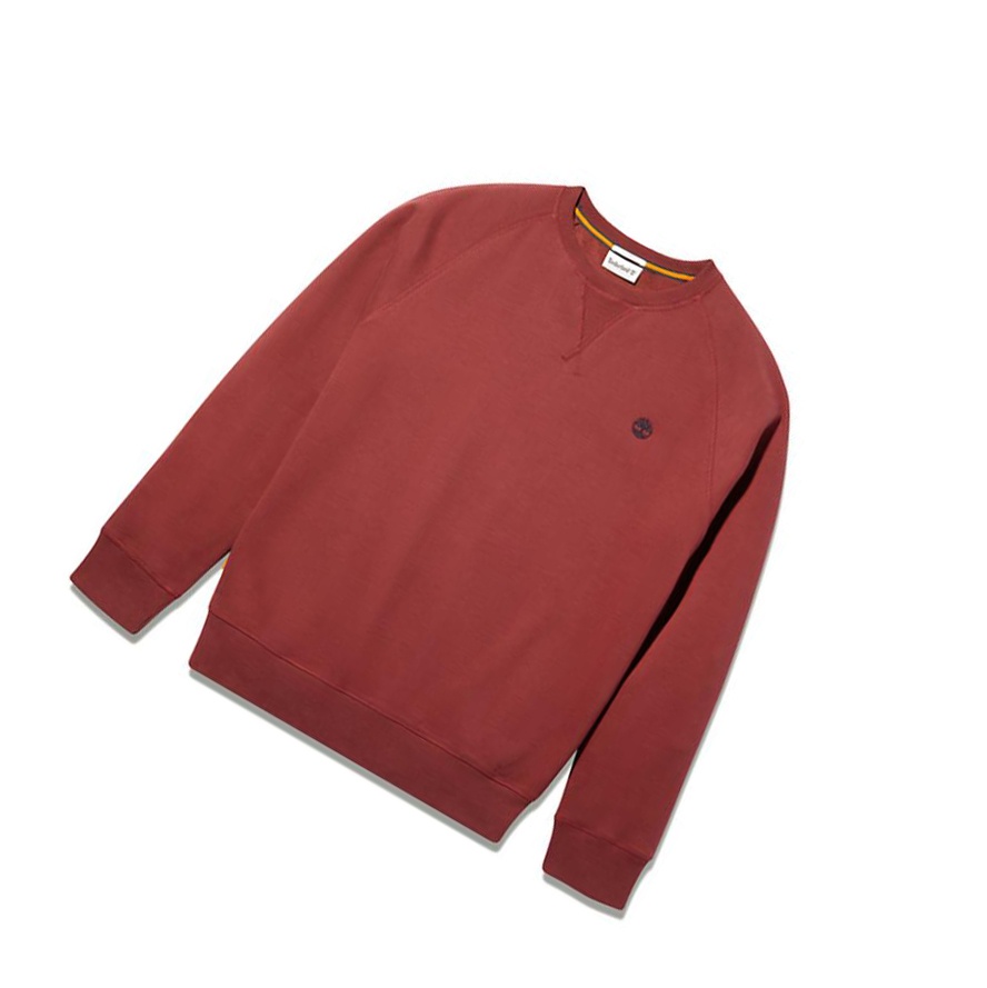 Men's Timberland Exeter River Sweatshirt Red | WAH-431629