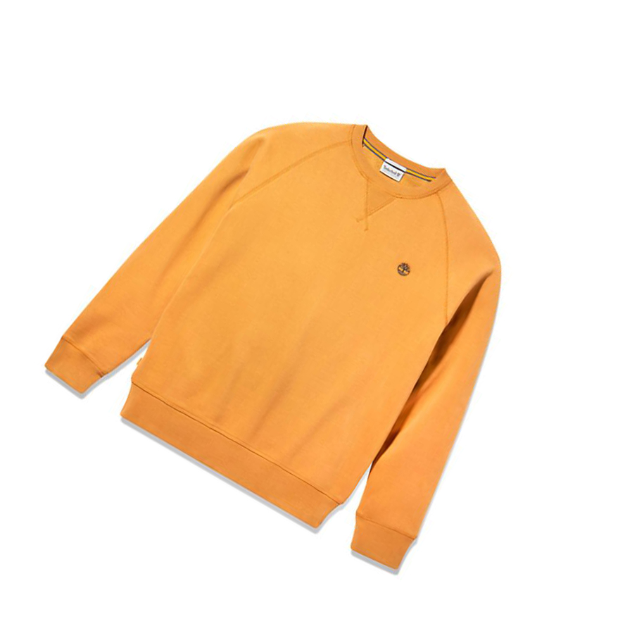 Men's Timberland Exeter River Sweatshirt Yellow | ZLX-948162