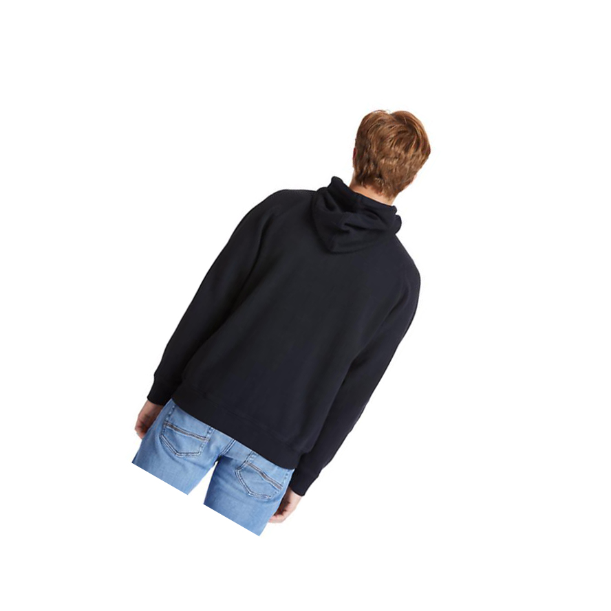 Men's Timberland Exeter River Zip Hoodie Black | CXA-523497