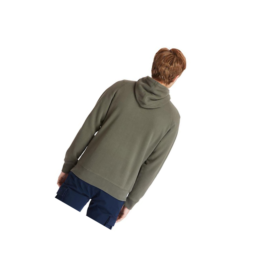 Men's Timberland Exeter River Zip Hoodie Green | IGS-027584