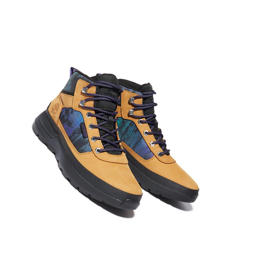 Men's Timberland Field Trekker NL Sky Chukka Boots Yellow | NBT-197265