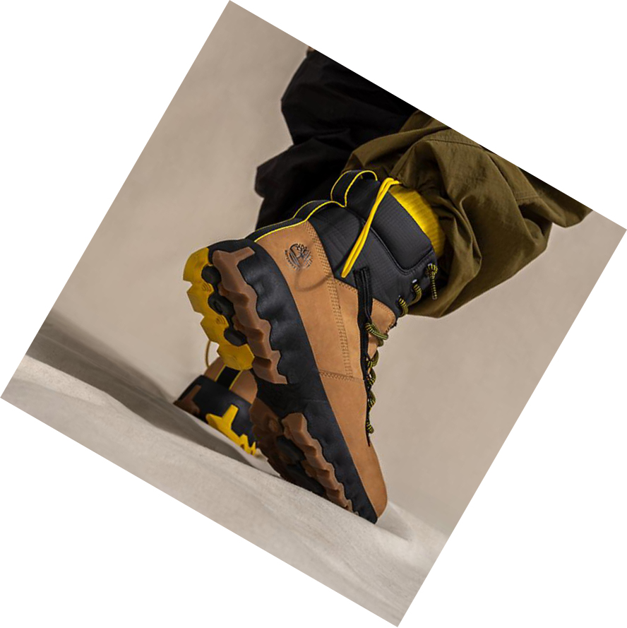 Men's Timberland GreenStride™ Edge Winter Boots Yellow | ZPV-718260