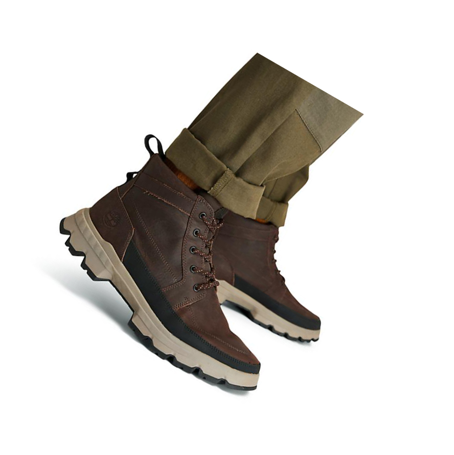 Men's Timberland GreenStride™ TBL® Originals Ultra Chukka Boots Dark Brown | CNL-364178