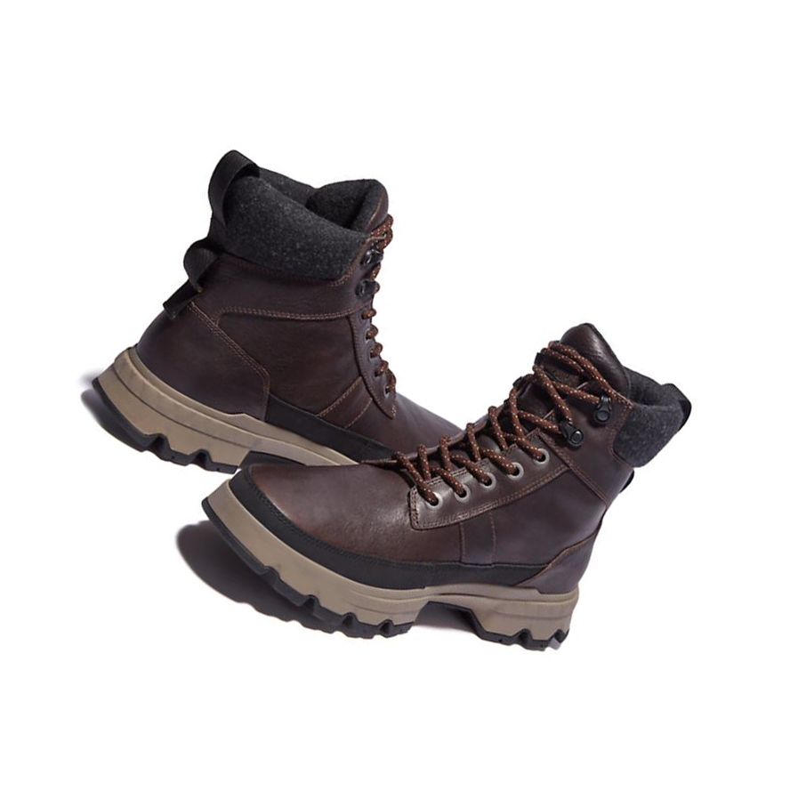 Men's Timberland GreenStride™ TBL® Originals Ultra EK+ Winter Winter Boots Dark Brown | RBM-279163