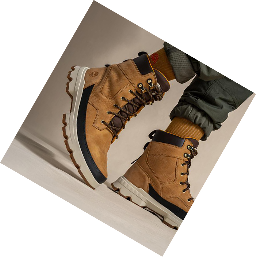 Men's Timberland GreenStride™ TBL® Originals Ultra Waterproof Winter Boots Yellow | XVR-052978