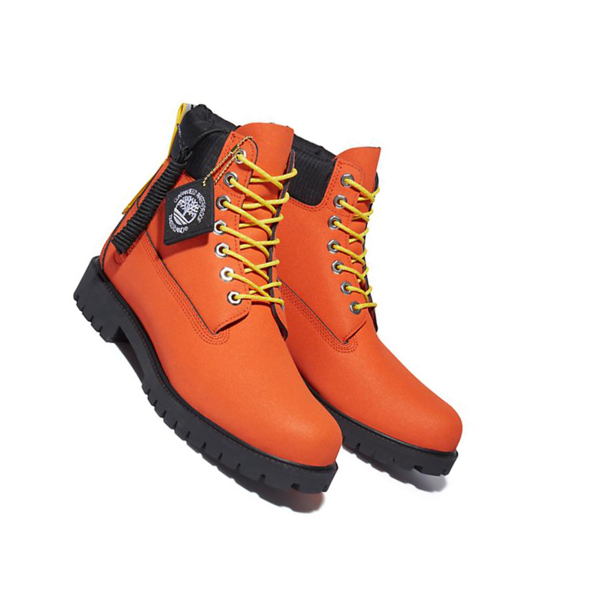 Men's Timberland Heritage Helcor® Winter Original 6-inch Boots Orange | SZF-831572