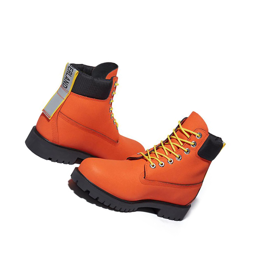 Men's Timberland Heritage Helcor® Winter Original 6-inch Boots Orange | SZF-831572