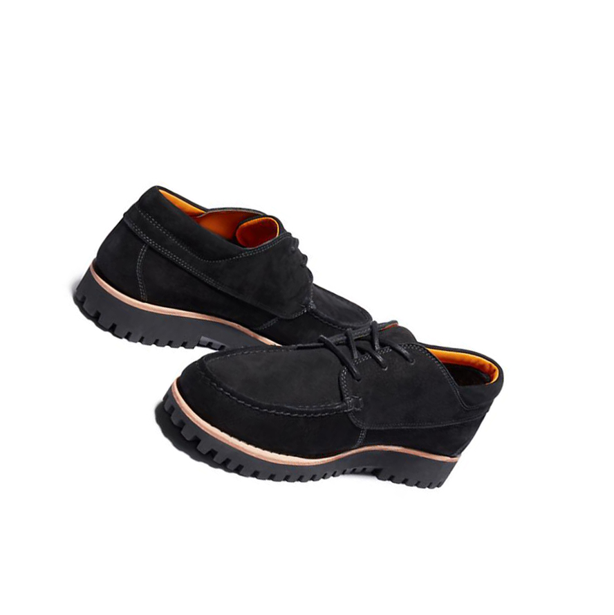 Men's Timberland Jacksons Landing Boat Shoes Black | ACJ-823549