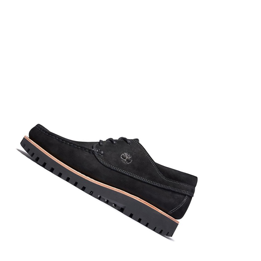 Men's Timberland Jacksons Landing Boat Shoes Black | ACJ-823549