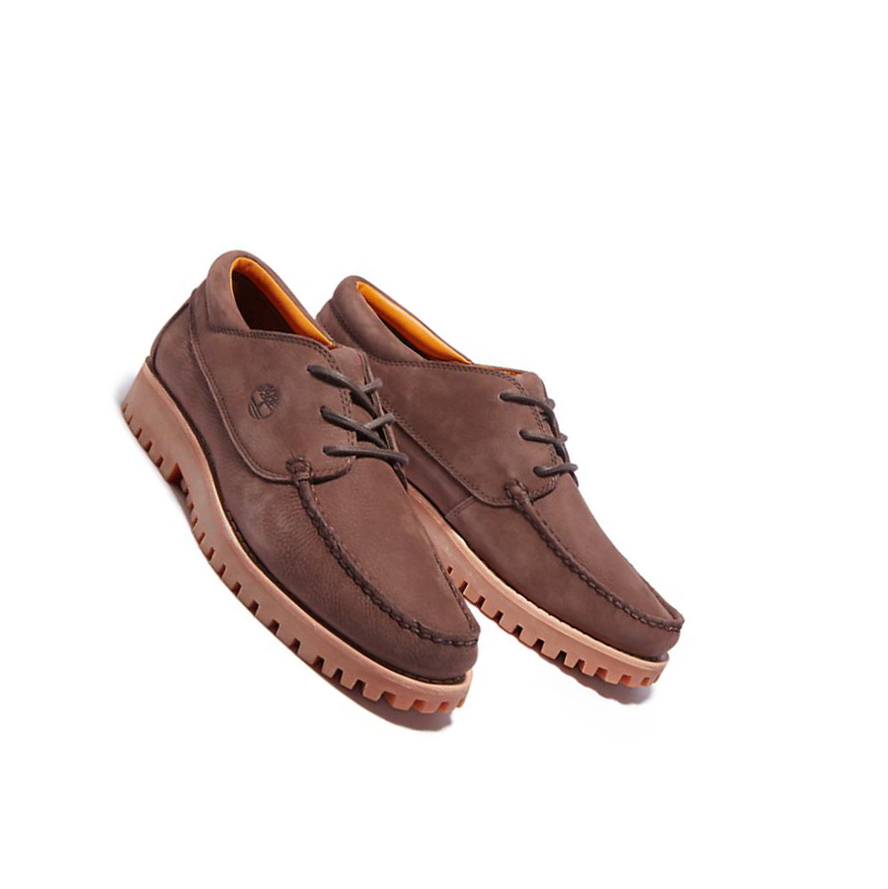 Men's Timberland Jacksons Landing Boat Shoes Brown | CJR-209683