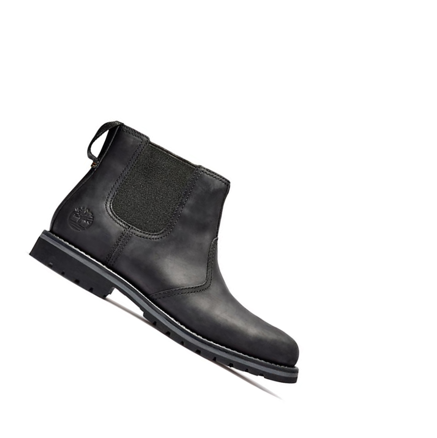 Men\'s Timberland Larchmont Chelsea Boots Black | CTO-064731