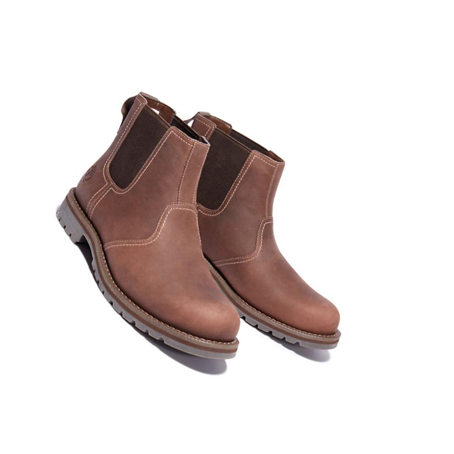 Men's Timberland Larchmont Chelsea Boots Light Brown | MWY-930265