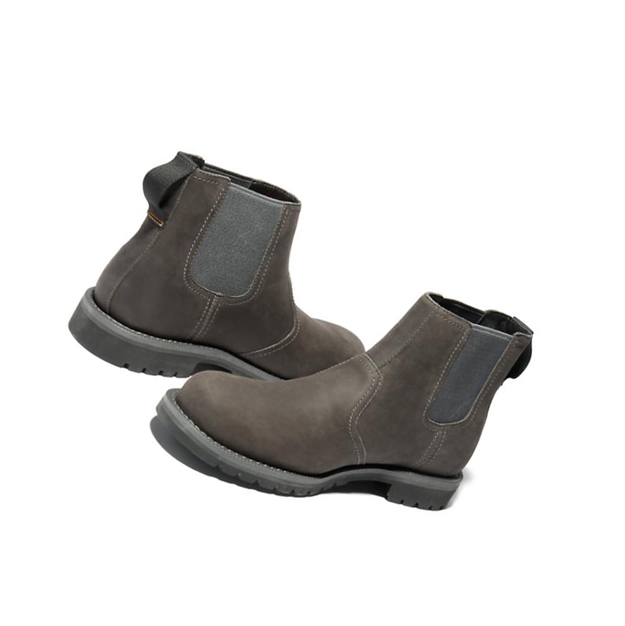 Men's Timberland Larchmont Chelsea Boots Grey | SUZ-804762