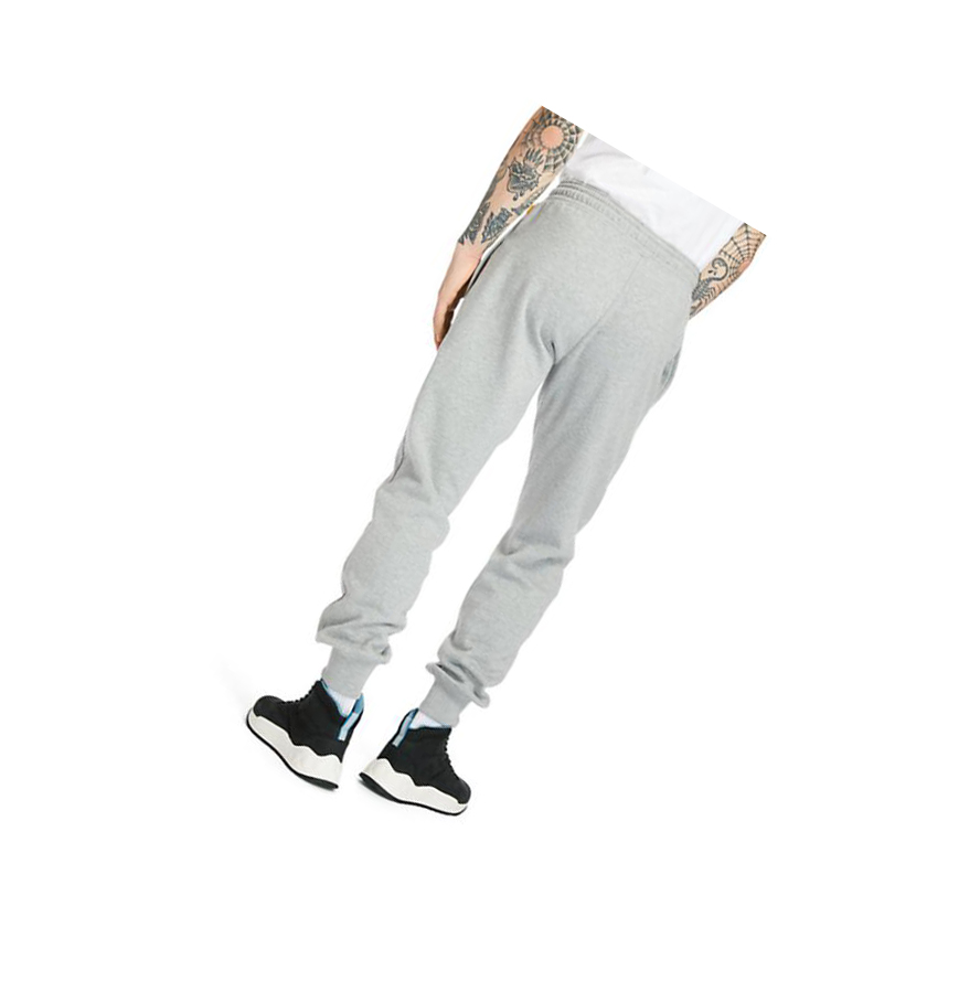 Men's Timberland Logo Sweatpants Grey | YTW-401839