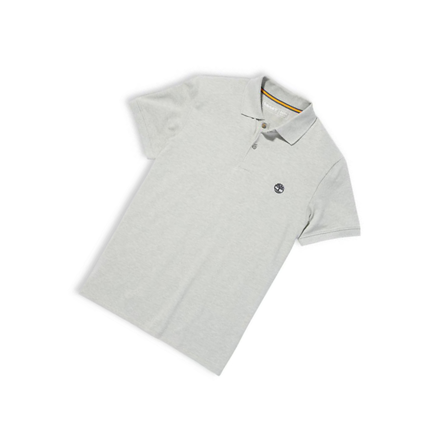 Men's Timberland Merrymeeting River Polo Grey | DOQ-056139