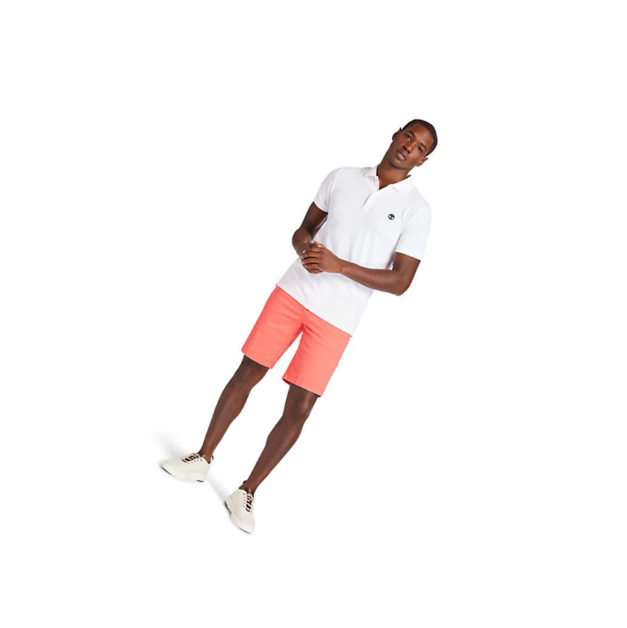 Men's Timberland Merrymeeting River Polo White | PLU-410569