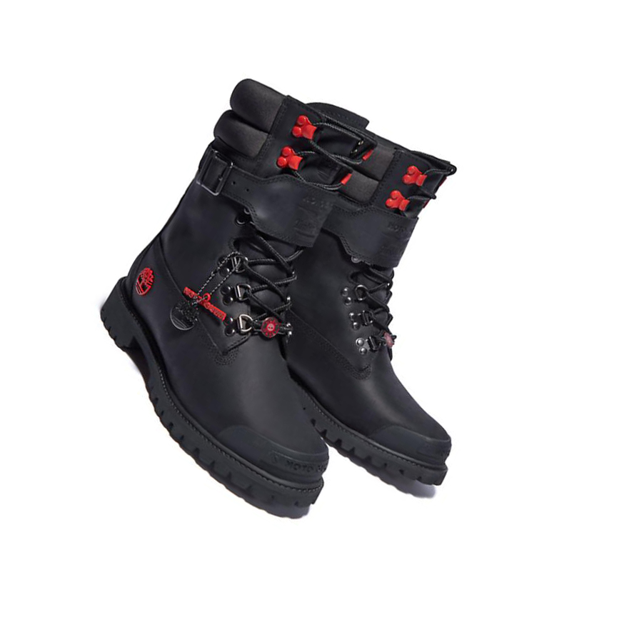 Men's Timberland Moto Guzzi x Timberland® Winter Extreme Super Race Winter Boots Black | FOH-264197