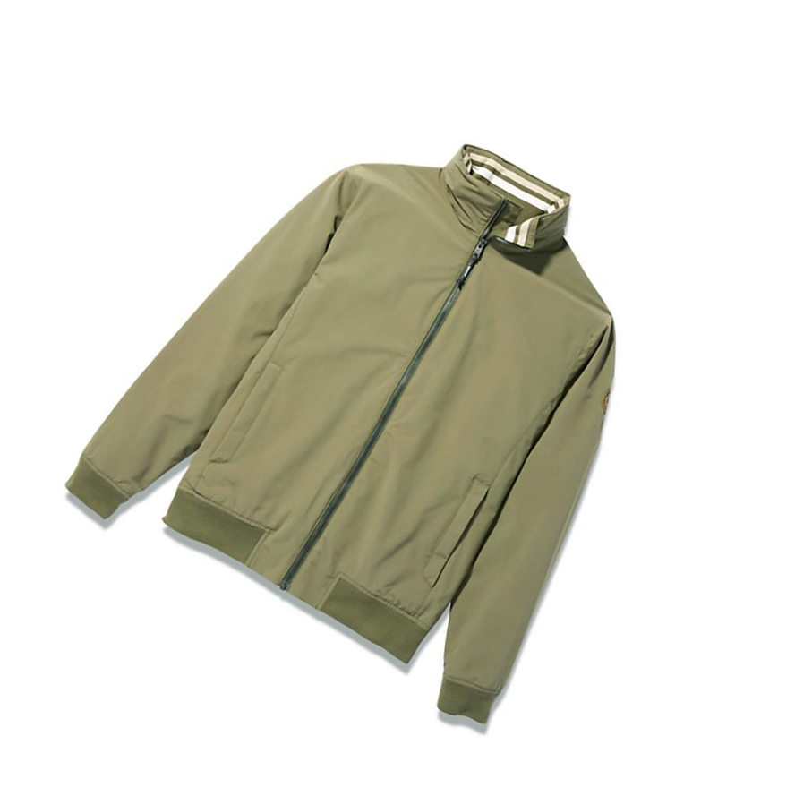 Men's Timberland Mount Lafayette Bomber Jackets Green | AMI-756814