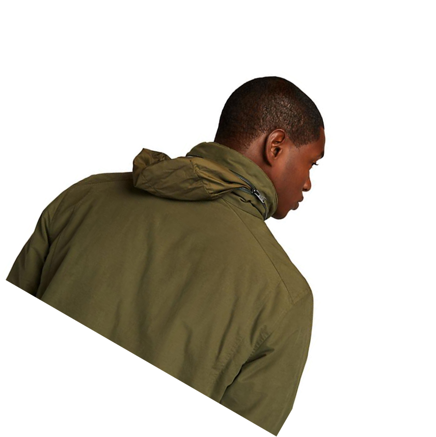 Men's Timberland Mt. Kelsey Field Bomber Jackets Dark Green | NTQ-861453