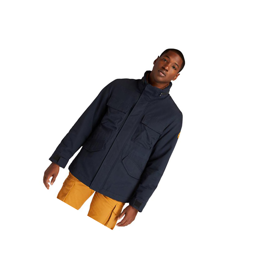 Men\'s Timberland Mt. Kelsey Field Bomber Jackets Navy | NYA-931467