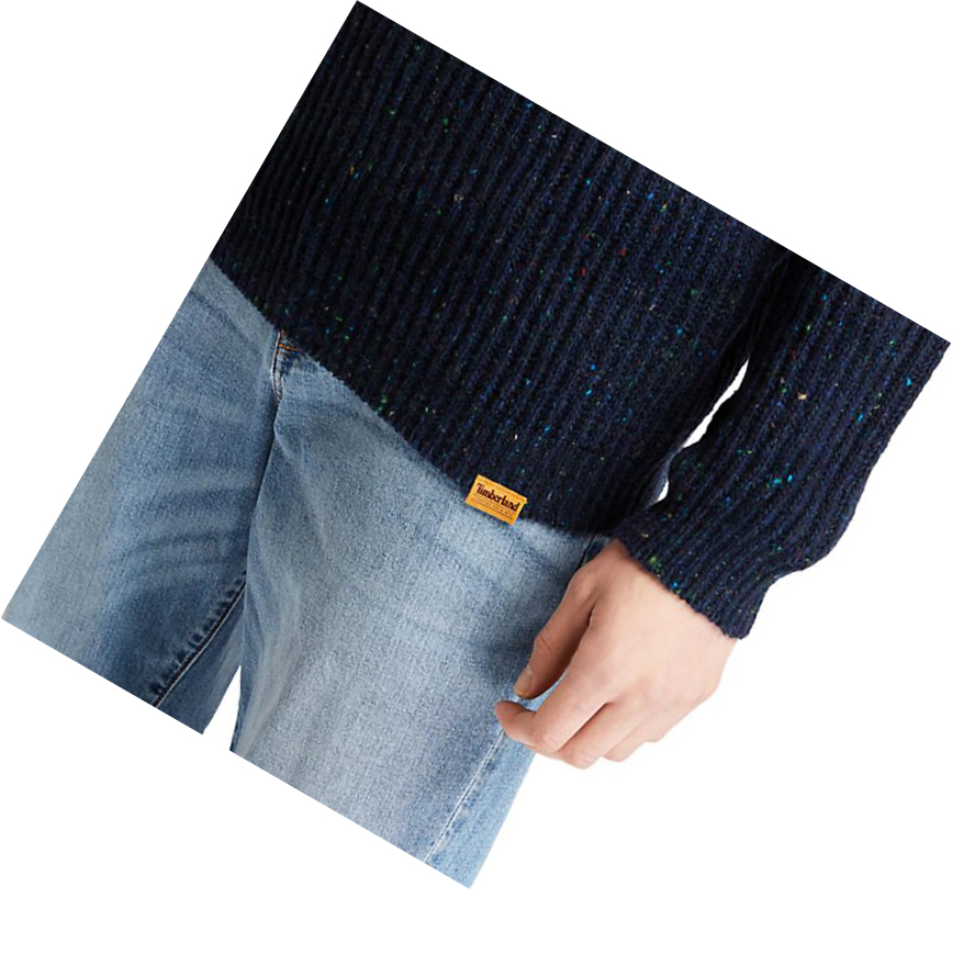 Men's Timberland Naps Yarn Sweater Navy | WAI-246807