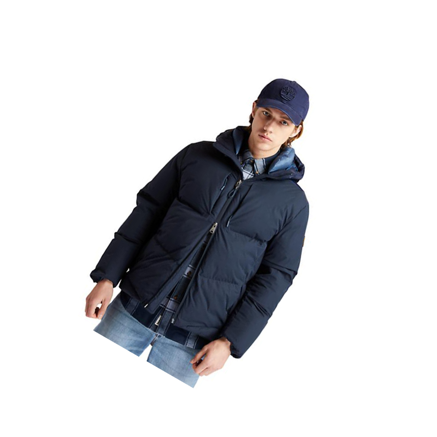 Men's Timberland Neo Summit Winter Quilted-Hybrid Jackets Navy | ZDW-164928