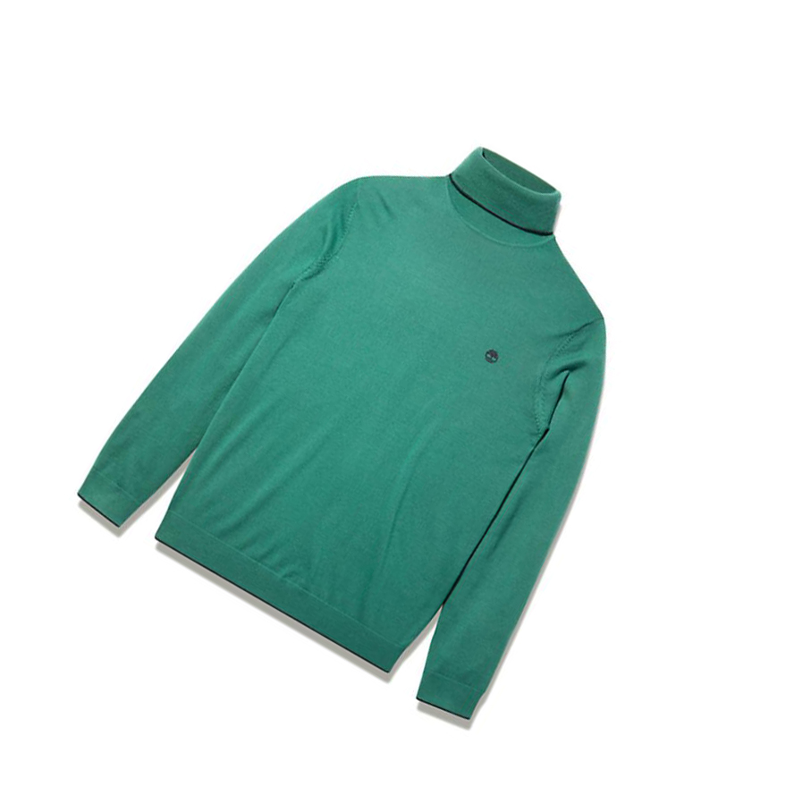 Men's Timberland Nissitissit River Merino Sweater Green | EKY-456231