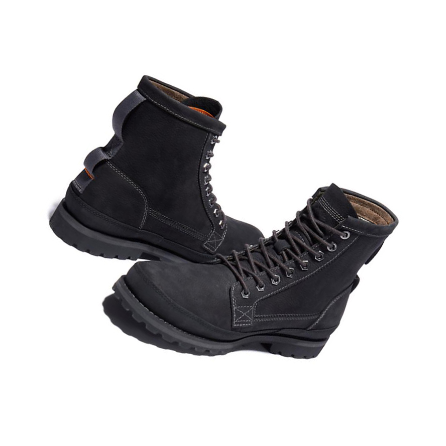 Men's Timberland Originals EK+ Winter Boots Black | FQZ-534790