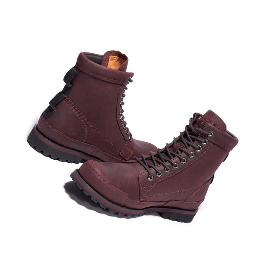 Men's Timberland Originals Original 6-inch Boots Burgundy | SBT-769248