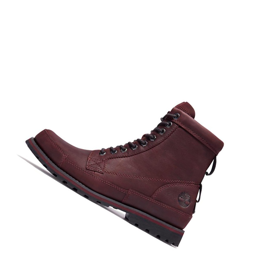 Men's Timberland Originals Original 6-inch Boots Burgundy | SBT-769248