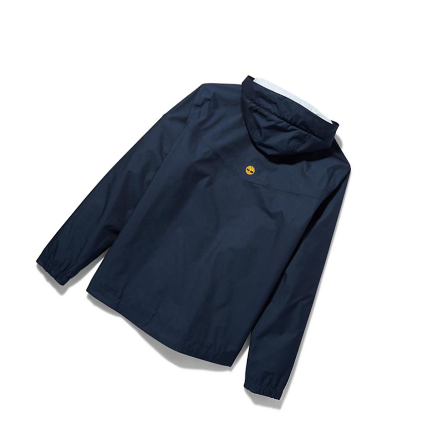 Men's Timberland Outdoor Heritage Windbreaker Jackets Navy | DCG-254378