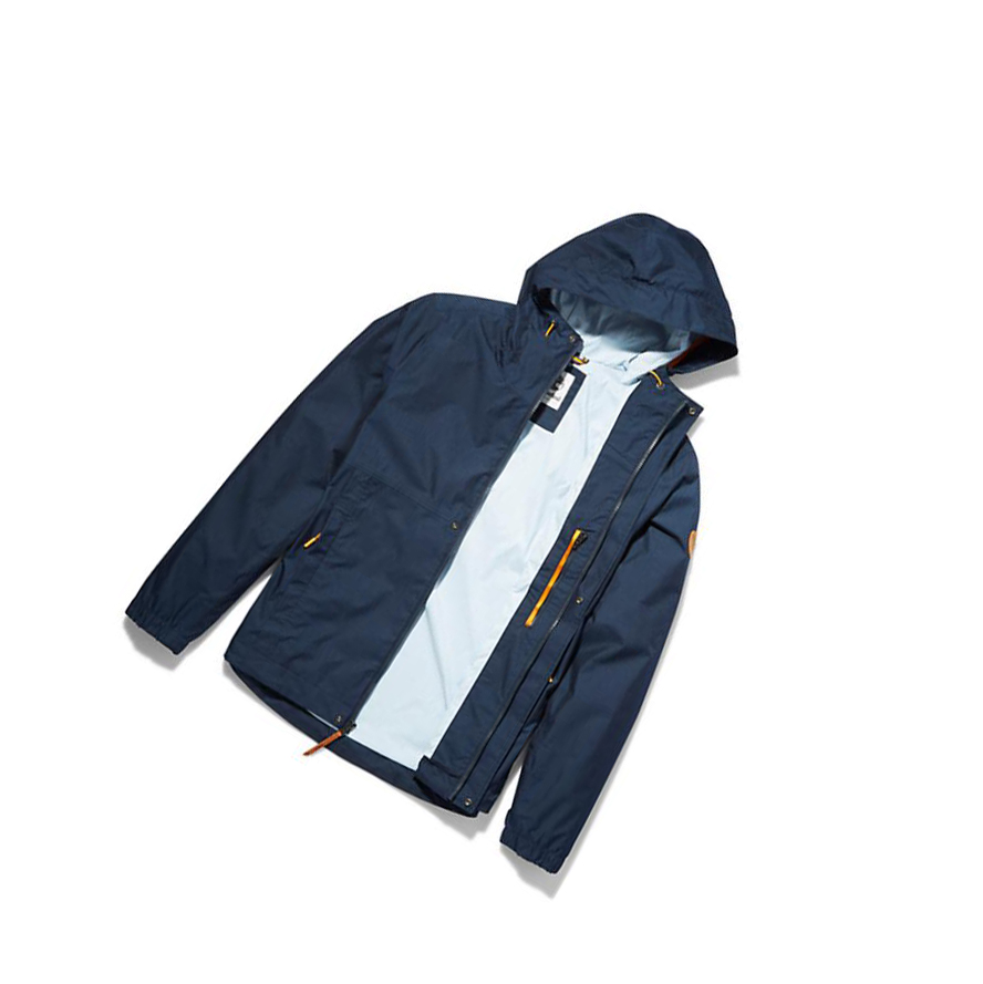 Men's Timberland Outdoor Heritage Windbreaker Jackets Navy | DCG-254378