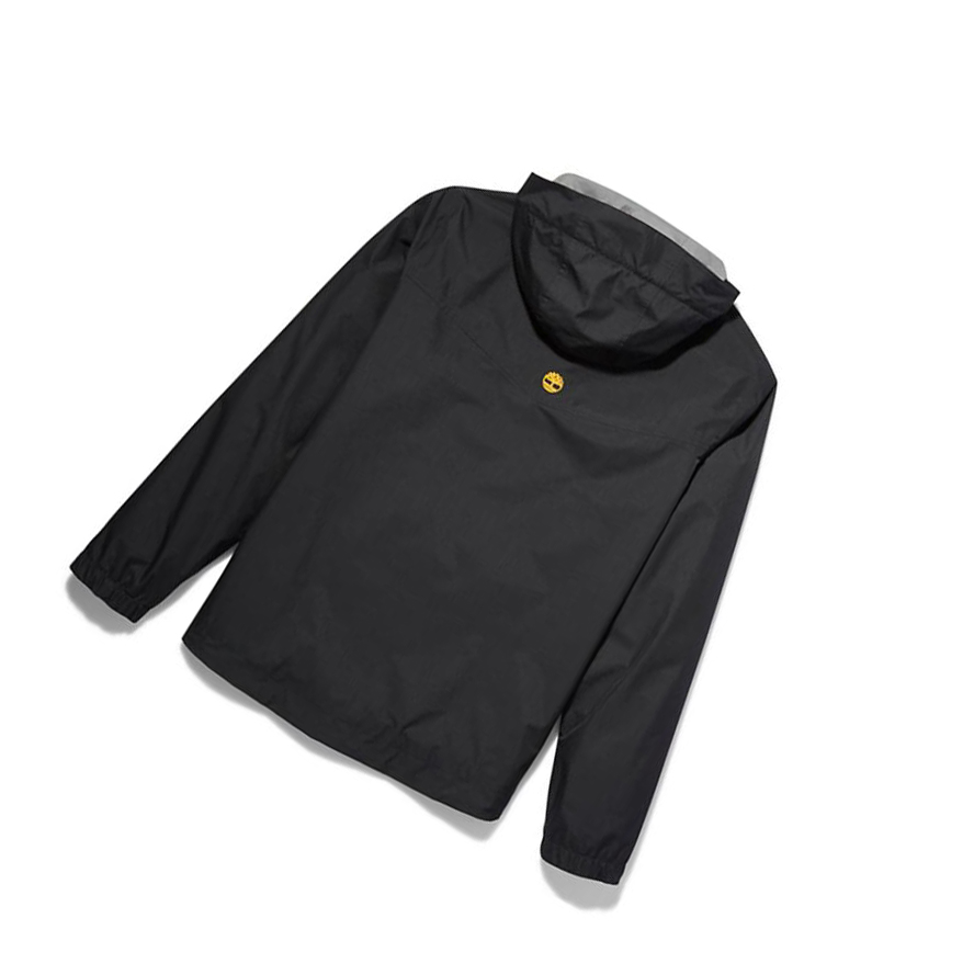 Men's Timberland Outdoor Heritage Windbreaker Jackets Black | XLK-931467