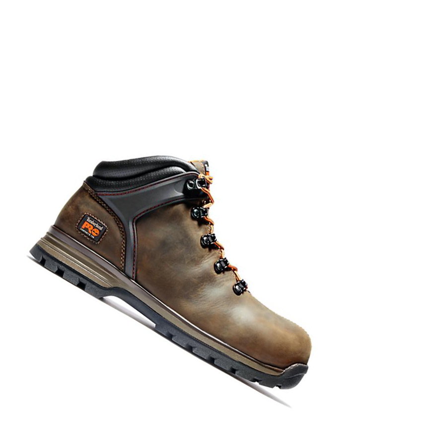 Men\'s Timberland PRO® Splitrock XT Work Boots Brown | JMC-671805