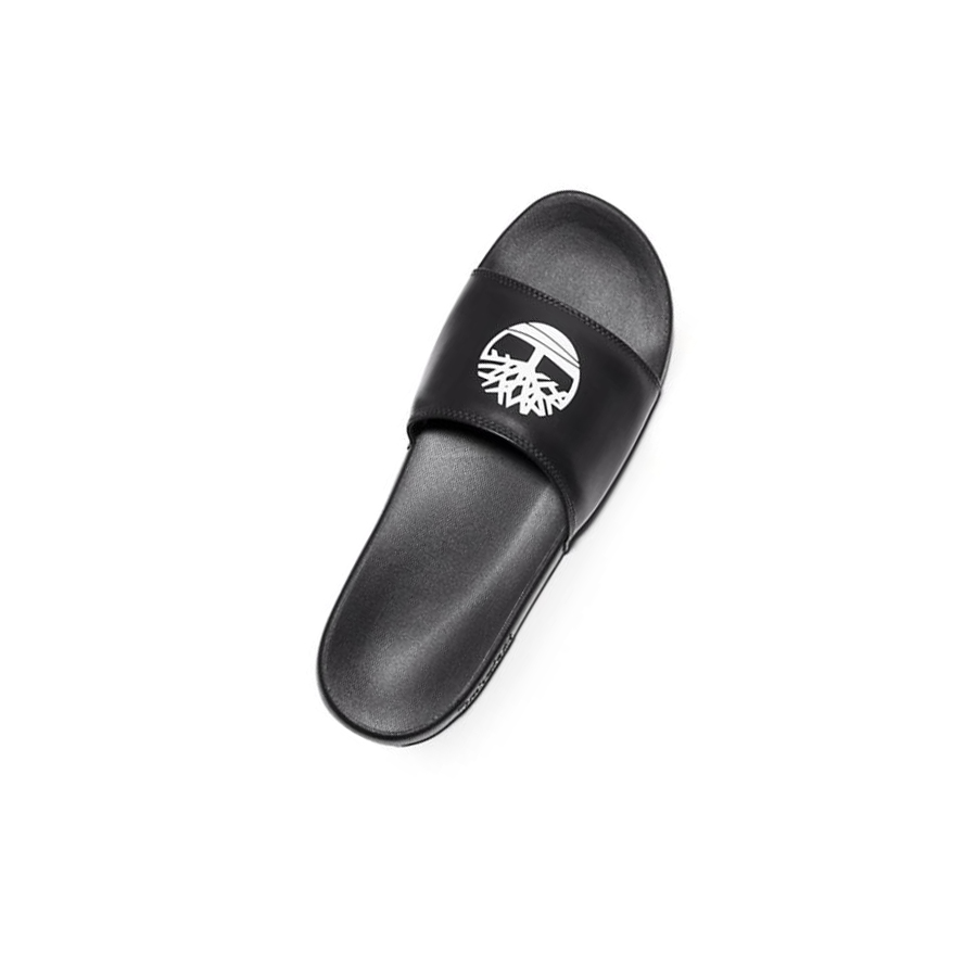 Men's Timberland Playa Sands Slide Sandals Black | VMO-593208