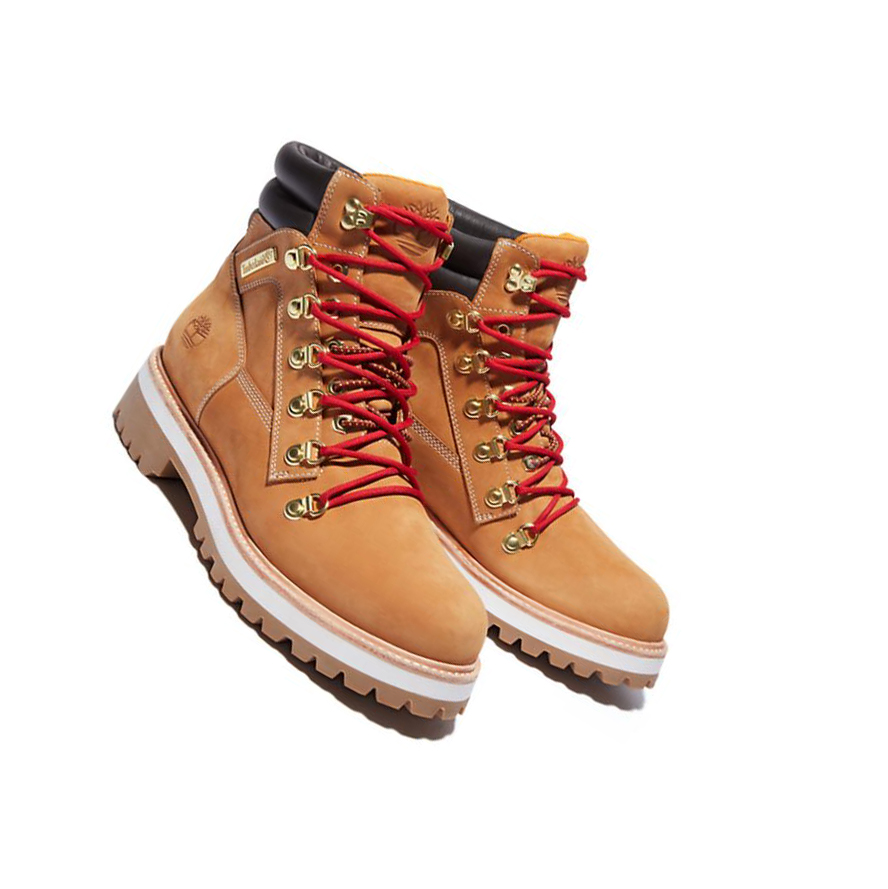 Men's Timberland Premium Luxe Original 6-inch Boots Yellow | DKS-785604