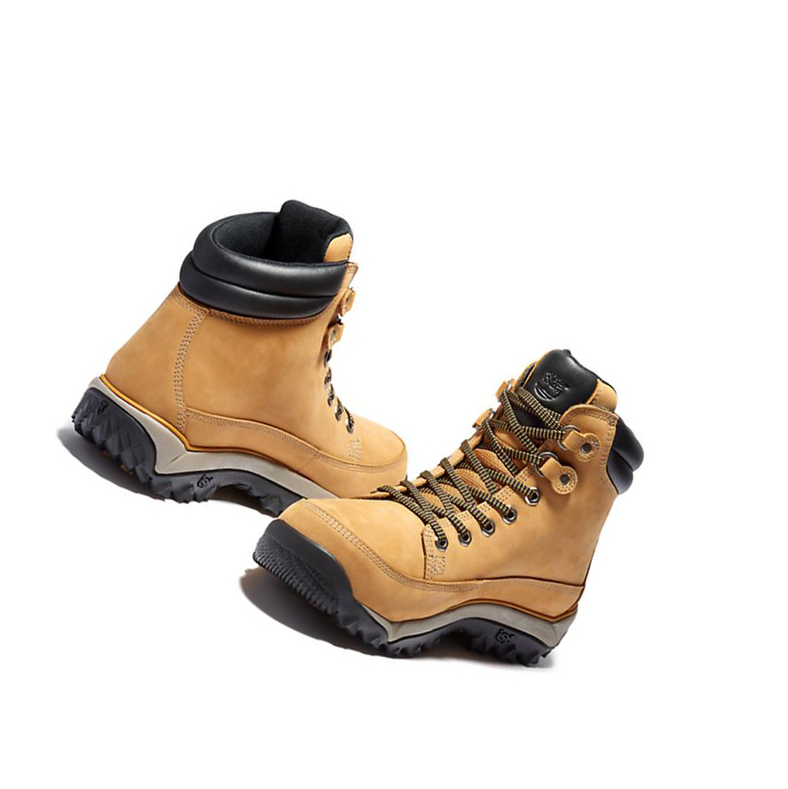 Men's Timberland Rime Ridge Mid Winter Boots Yellow | IYE-371480