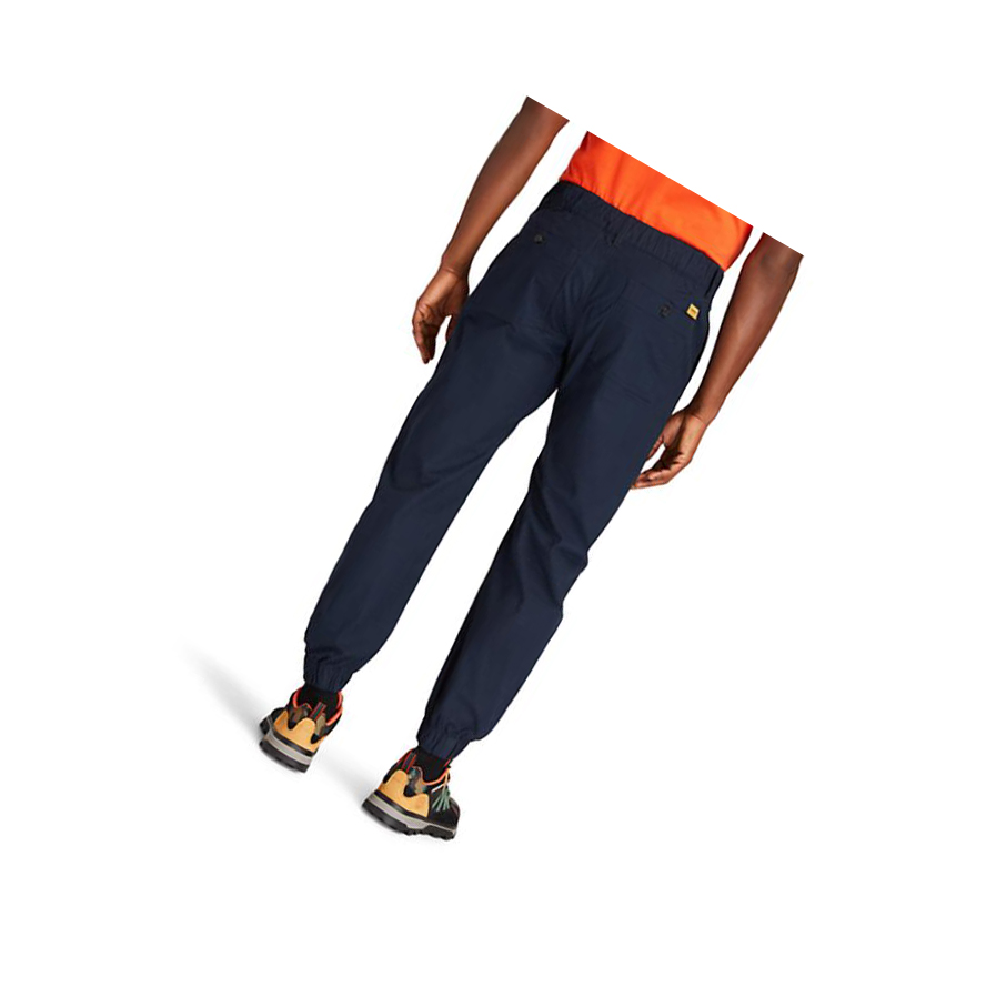 Men's Timberland Ripstop Climbing Sweatpants Navy | VAS-316925