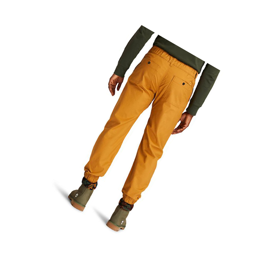 Men's Timberland Ripstop Climbing Sweatpants Yellow | XWH-815743